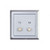 Abb TV and FM Socket Outlet, AC312-S, Concept BS, Thermoplastic, Silver