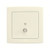 Abb F Type TV Socket Outlet, AC307-82, Concept BS, Thermoplastic, 1 Gang, Ivory White