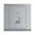 Abb Data Socket Outlet, BL331-G, lnora, 1 Gang, RJ45, Cat 5e, Classic Grey