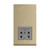 Abb Shaver Socket, BL401-PG, Inora, 115-230V, Royal Gold