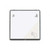 ABB DND/MUR Corridor Unit With LED and Bell, AM40344-WG, Millenium, 1P, 2 Gang, 10A, White Glass