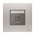 ABB BT Master Telephone Socket, AM30544-ST, Millenium, 1 Gang, RJ11/RJ12, Stainless Steel