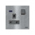 ABB Single Pole Switched Socket With LED, AM23486-ST, Millenium, 1 Gang, 13A, Stainless Steel