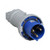 Abb Industrial Plug, 2125P6W, 200-250V, IP67, 125A, 2P+E, Blue