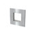 ABB Electrical Switch With LED and Double Rocker Frame, AMD11140-ST+AMD5144-ST, Millenium, 1 Gang, 2 Way, 20A, Stainless Steel