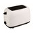 Khind Bread Toaster With Anti-Dust Cover, BT808, 2 Slices, 750W, White/Black