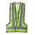 Lalith Net Safety Jacket With Reflective Tape, LX01, PVC, XL, Green