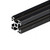 Extrusion T-Slot Profile, 40 Series, Aluminium, 1220 x 40MM, Black