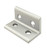 Extrusion Inside Corner Bracket, 45 Series, 4 Hole, Aluminium, 86 x 40MM