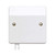 MK Flex Outlet Front Plate, K1090SAWHI, 1 Gang, 2P, 250V, 20A