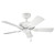 Kichler Ceiling Fan, 310144-MWH, Kevlar, 56.8W, 5 Blade, 42 Inch Blade Dia, Matte White