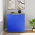 Nilkamal Freedom Mini Small Freestanding Storage Cabinet, 2 Shelves, Plastic, Deep Blue/Grey
