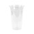 Khaleej Pack Disposable Cup With Dome Lid, PET, 16 Oz, 92MM Dia, Clear, 50 Pcs/Pack