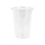 Khaleej Pack Disposable Cup With Dome Lid, PET, 14 Oz, 92MM Dia, Clear, 50 Pcs/Pack