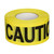 Caution Tape, PVC, 3 Inch Width x 100 Mtrs Length, Yellow/Black