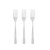 Disposable Fork, Plastic, White, 50 Pcs/Pack