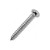 Self Tapping Screw, Zinc Plated, Countersunk Head, M10 Thread Dia x 3 Inch Length, 250 Pcs/Pack