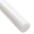 Amarine Round Rod, HDPE, 100MM Dia x 1000MM Length, Translucent White
