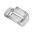 Strap Seal For 19MM Band, Stainless Steel, Silver, 100 Pcs/Pack