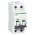 Schneider Electric iC60N Miniature Circuit Breaker, A9F44220, 2P, Curve, C, 20A