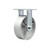 Maxwel Heavy Duty Fixed Wheel Caster, A4 Series, Iron, 15CM Wheel Dia, 550 Kg Loading Capacity, Silver