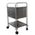 DP Metallic Dressing Trolley With 3 Drawers, Stainless Steel, 2 Shelves, Silver