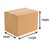 Corrugated Shipping Box, 5 Ply, 90CM Length x 46CM Width x 30CM Height, Brown, 5 Pcs/Pack