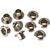 Eyelet Ring, Metal, 20MM Hole Dia x 30MM Outer Dia, Silver, 100 Pcs/Pack