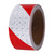 Diagonal Fluorescent Reflective Tape, 48MM Width x 25 Mtrs Length, Red/White