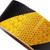 Diagonal Fluorescent Reflective Tape, 48MM Width x 25 Mtrs Length, Yellow/Black
