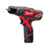 Milwaukee Cordless Sub Compact Percussion Drill, M12BPD-202C, 12V, 2x 2.0Ah Li-Ion Battery, 10MM Keyless Chuck