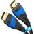 KabelDirekt Ultra High Speed HDMI 2.0 Cable, 1 Mtr Length, Black/Blue
