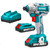 Total Cordless Impact Wrench, TIWLi2038, 2x 2.0Ah Battery, 1x 20V Charger, 0-1300/0-2300 RPM