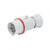 Gewiss Straight Plug, GW60020H, IP44, 32A, 3P+N+E, White-Red