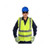 Vaultex Reflective Vest, ORB, 116GSM, L, Yellow