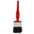 Paint Brush, 2 Inch, Red and Black