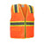 Empiral Safety Vest, E108083007, Sparkle, Orange, 4XL