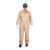 American Tag Coverall, BAT, 135GSM, XL, Beige