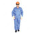 Workland Coverall, W100, 190GSM, L, Petrol Blue