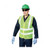 Vaultex Reflective Vest, APD, 60GSM, L, Yellow