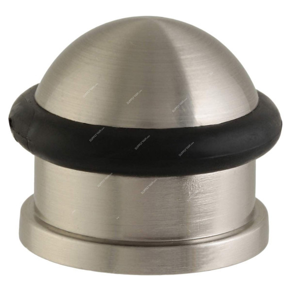 ACS Small Door Stopper, M-38S-SN, Zinc, Silver