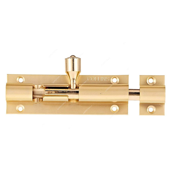 Collins Tower Bolt, 4x-10mm-PG-GP, Gold