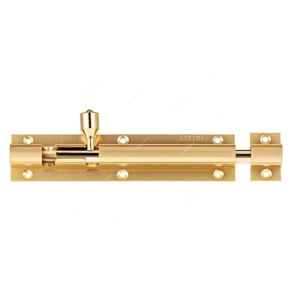 Collins Tower Bolt, 6x-10mm-PG-GP, Gold
