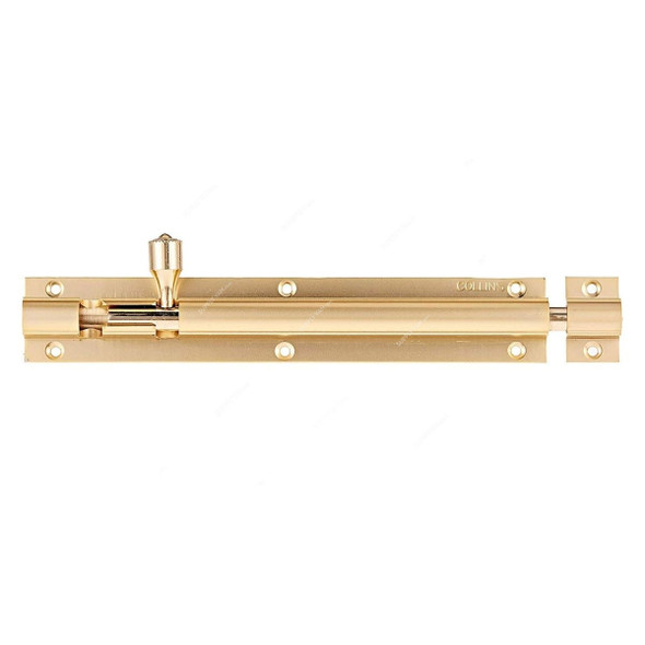 Collins Tower Bolt, 8x-10mm-PG-GP, Gold