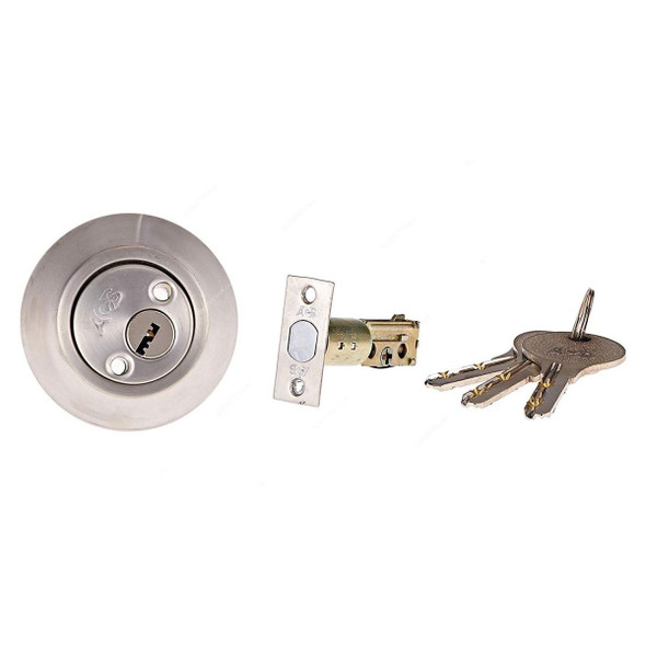 ACS Dead Lock 102 Key, 102-SS-H-S-LxL, Silver