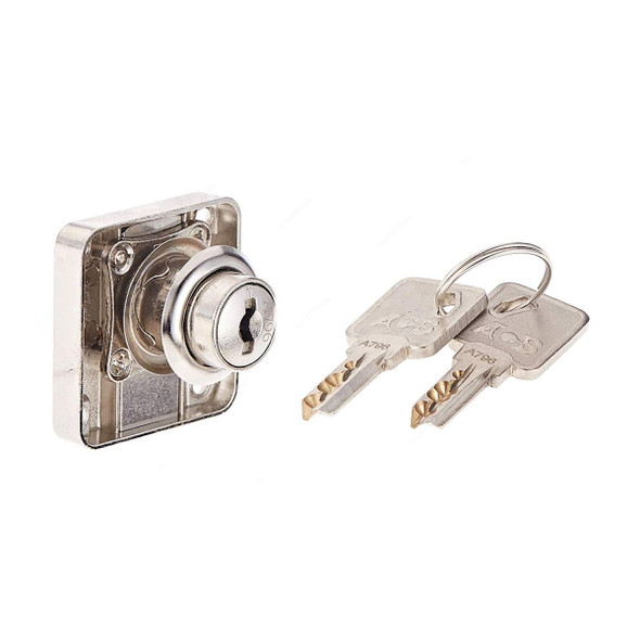 ACS Drawer Lock, 238-22-DR-LOCK-CP, Chrome