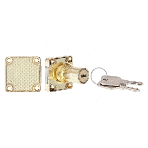 ACS Drawer Lock, 6100-32MM-GP, Gold