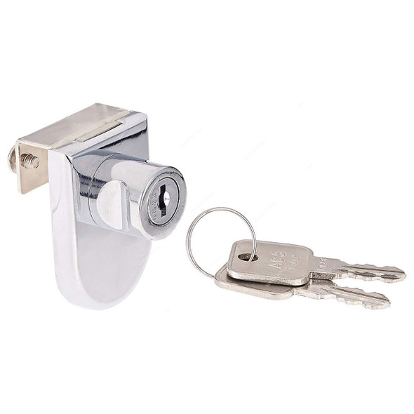 ACS Drawer Lock, 8401-8mm, Silver