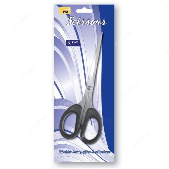 PSI Scissor, PSSES6020, 9.5 Inch, Black and Silver