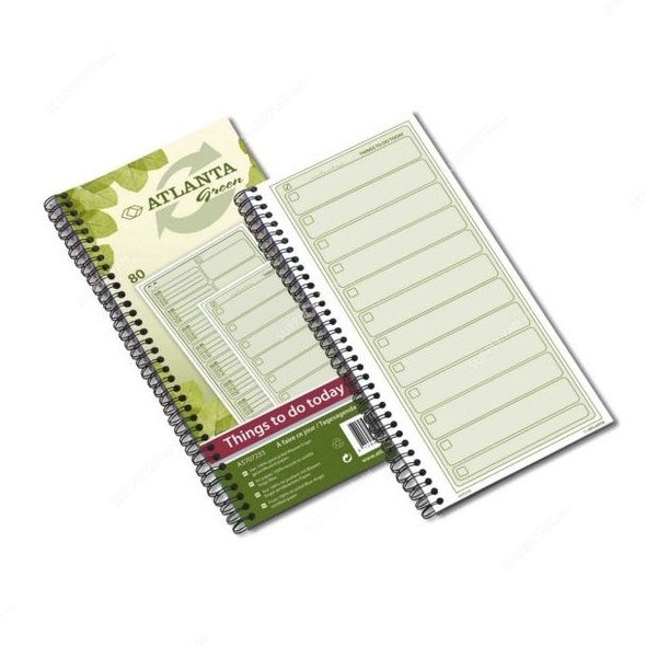 Atlanta Little Things to Do Atlanta Green Notebook, 2570723300, 70 gsm, 80 Pages